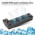thumbnail image 2 of Ventilador de refrigeración USB para consola Xbox One X, sistema de refrigeración con 3 ventiladores de refrigeración y puerto USB diseñado para host XBOX ONE X Adepaton 2033413, 2 of 8