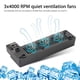 thumbnail image 2 of Ventilador de refrigeración USB para consola Xbox One X, sistema de refrigeración con 3 ventiladores de refrigeración y puerto USB diseñado para host XBOX ONE X Adepaton 2033413, 2 of 8