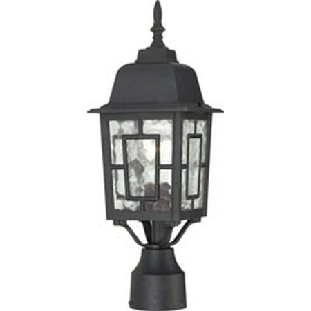 Replacement for 60/4929 BANYAN 1 LIGHT 17 INCH OUTDOOR POST WITH CLEAR WATER GLASS TEXTURED BLACK TRANSITIONAL replacement light bulb