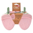 thumbnail image 2 of Cook With Color 4-Piece Silicone Ice Pop Molds, Reusable Popsicle Maker with Lids and Sticks, Strawberry, 2 of 5