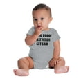 thumbnail image 6 of Brisco Brands Living Proof Nerds Get Laid Funny Baby Unisex Baby Bodysuits, 6 of 7