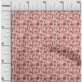 thumbnail image 2 of oneOone Silk Tabby Peach Fabric African Fabric For Sewing Printed Craft Fabric By The Yard 42 Inch Wide, 2 of 4