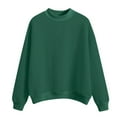 thumbnail image 6 of Cyglowse Cozy Oversized Pullover for Women Mock Neck Long Sleeve Top Casual Streetwear Soft Sweatshirt 2026 Green 2XL, 6 of 6