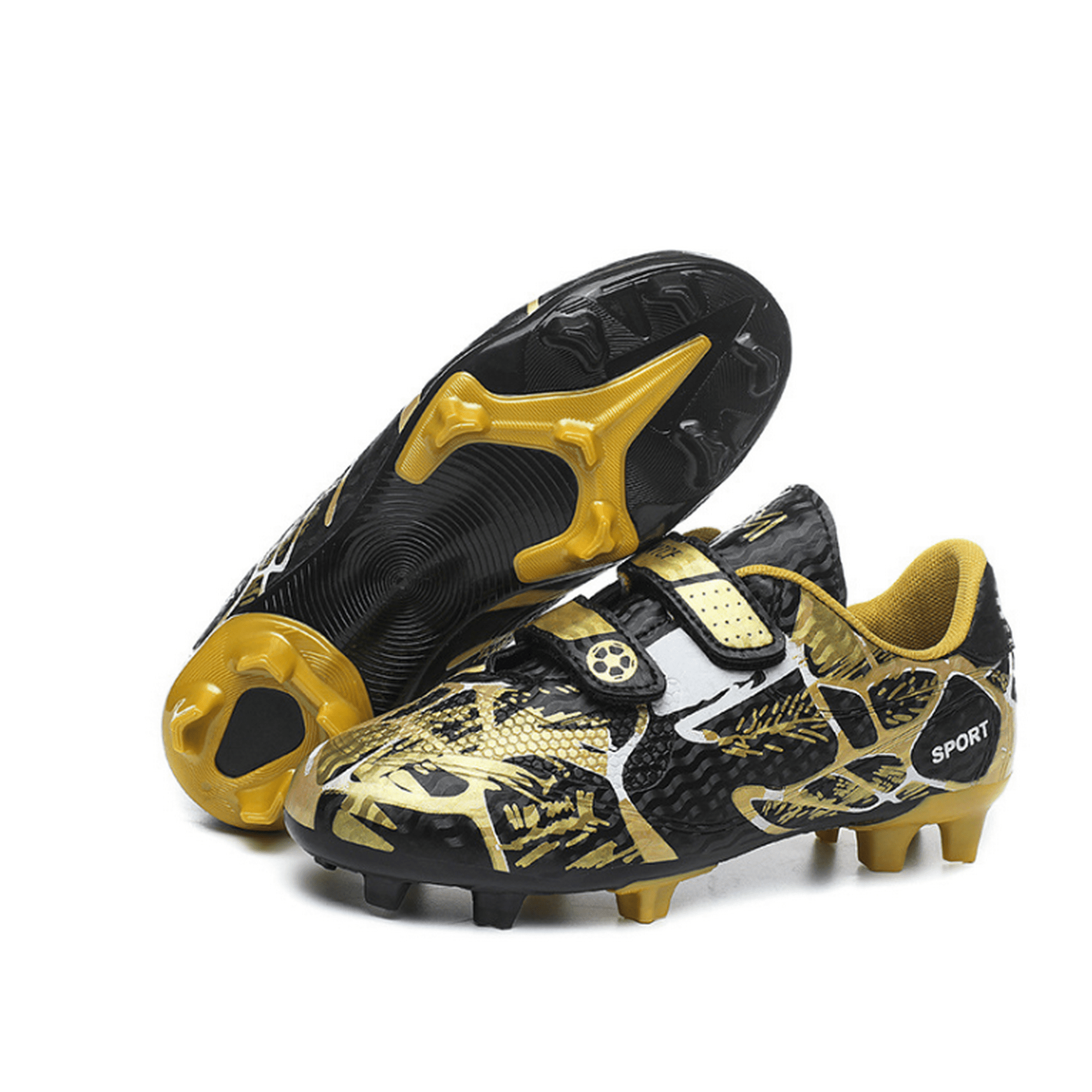 Children's soccer shoes Lace-free Velcro non-slip competition