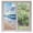Green, variant on Blue Ocean Window Privacy Film Waves Beach Cloudy Sky Nature Seaside Scenery Decorative Glass Window Film UV Blocking Static Cling Non-Adhesive Sticker Covering for Home Door 17.7 x 78.7 inches