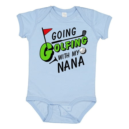 

Inktastic Going Golfing with My Nana- Kids Golf Boys or Girls Baby Bodysuit
