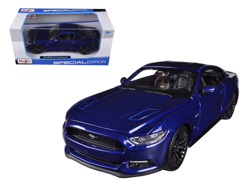 Maisto 1/18 2015 Ford Mustang GT 5.0 Diecast Model Car Blue 31197 