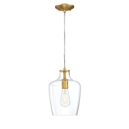 Forte Lighting - Milo - 1 Light Pendant In Classic Style-11.75 Inches Tall and 8