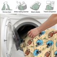 thumbnail image 4 of Football Helmet Beige Pattern Soft Sherpa Fleece Throw Blanket, Warm Cozy Plush Blanket for Sofa Bed Couch, All Season, 60"x80", 4 of 5
