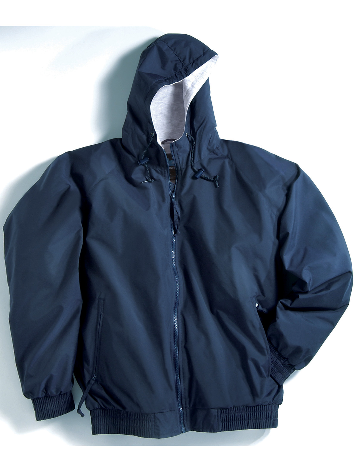 Tri-Mountain Bay Watch 3600 Nylon hooded jacket, 3X-Large, Navy 