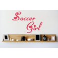 thumbnail image 3 of Do It Yourself Wall Decal Sticker Soccer Girl Girls Bed Room Home Decor 20x14, 3 of 4