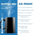 thumbnail image 4 of ShroomzUp Instant Mushroom Coffee 15 Pack - Cordyceps & Lion's Mane - Nootropic Mushroom Coffee for Energy, 4 of 6