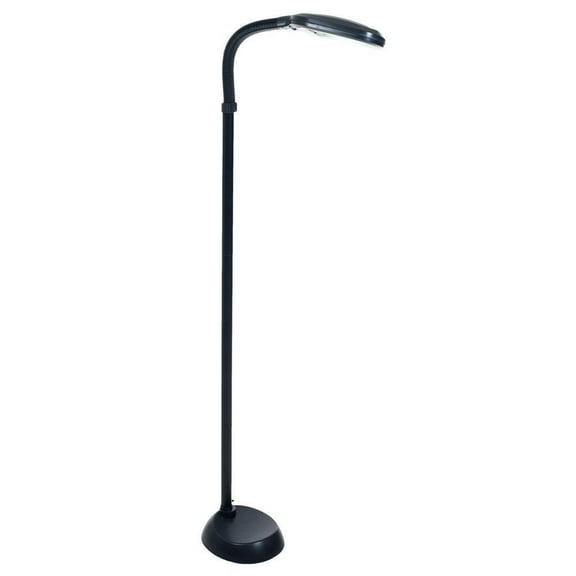 Full Spectrum Floor Lamp with Fluorescent 1300 Lumens Cool Natural Daylight Bulb