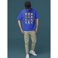 thumbnail image 2 of Zodiac Emoji Icons - Astrology Horoscope Graphic Men's T-shirt, 2 of 4