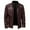 1 Red, variant on Jackets for Men Zip Up Leather Jacket Stand Collar Faux Leather Jacket Long Sleeve Windproof Biker Jackets Plain Colour Slim Fit Outwear Mens Warm Pu Tops with Pockets