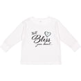 thumbnail image 3 of Inktastic Well Bless your Heart with Calico Print Boys or Girls Long Sleeve Toddler T-Shirt, 3 of 5