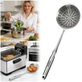 thumbnail image 1 of Creatine Stainless Steel Drain Spoon Suitable For Deep Frying Pans Can Filter Mesh Spoon Suitable For Frying Deep Frying Cooking Pasta Boiling Eggs Boiling Soup Draini, 1 of 9