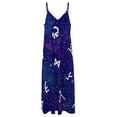 thumbnail image 5 of Stargate galaxy glyphs Sleeveless Dress Dresses Long dress, 5 of 6