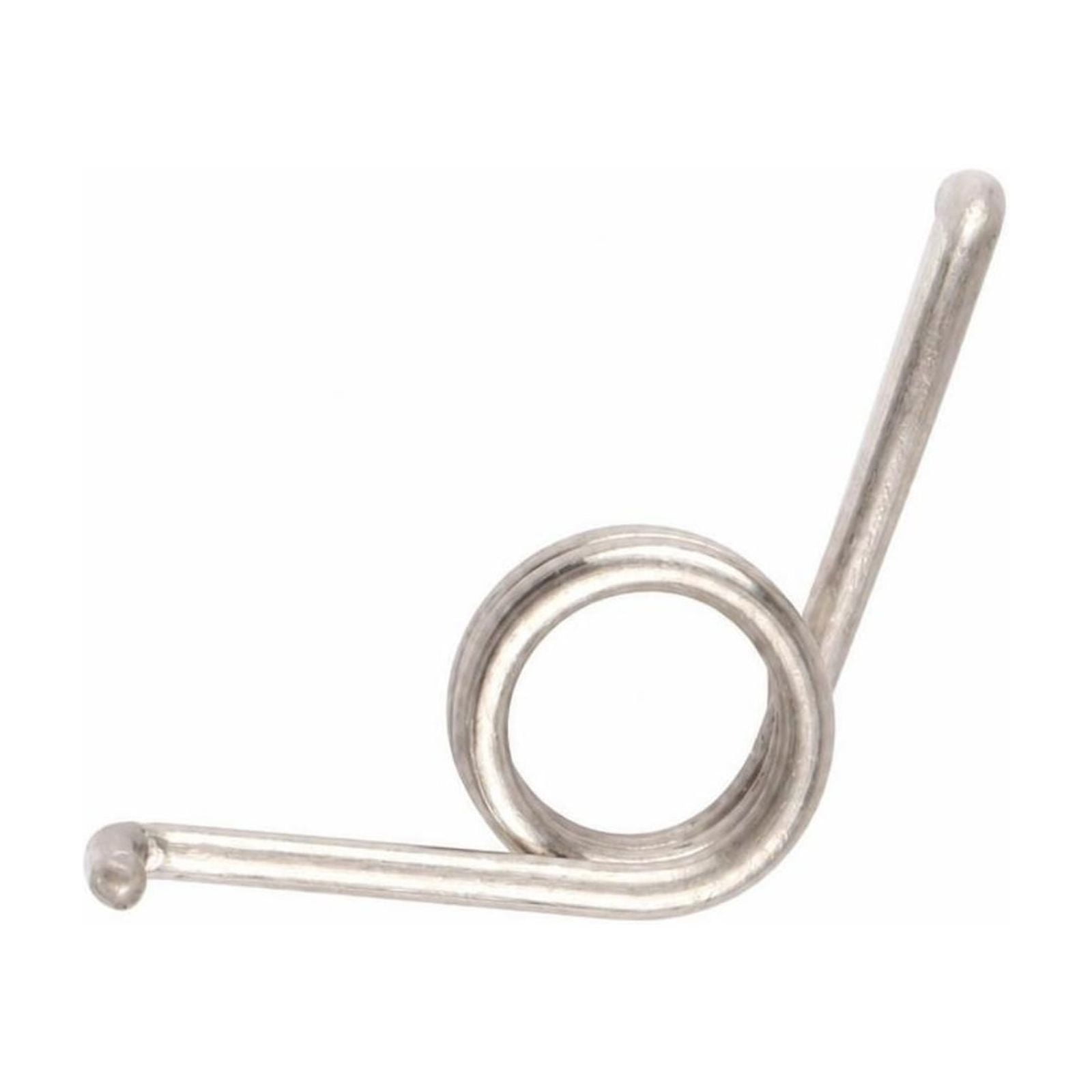 colaxi 5 Count Rotating Reel Spring Left Hand Finished Silver Stainless Steel 1.0mm Wire for Spinning Fishing Reel Line Guide Maintenance