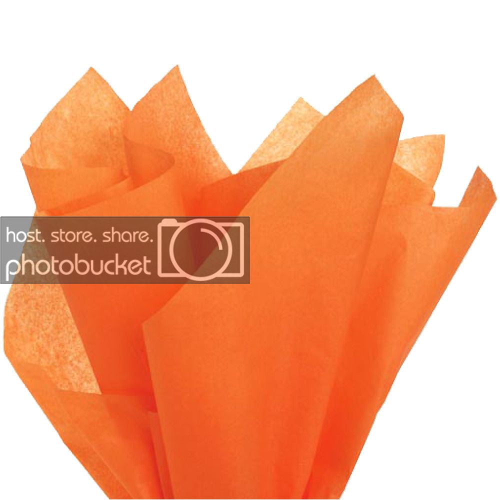 JAM Gift Bag Assortment, 2 Black Bags & Orange Tissue Paper, 3/Pack