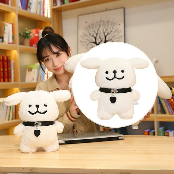 Sioweci 25cm Puppy Plush Doll Soft Cotton Filled Lovely Maltese