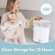 Papablic 11 Bottle Capacity Baby Bottle Electric Steam Sterilizer and Dryer Machine, Best Gift