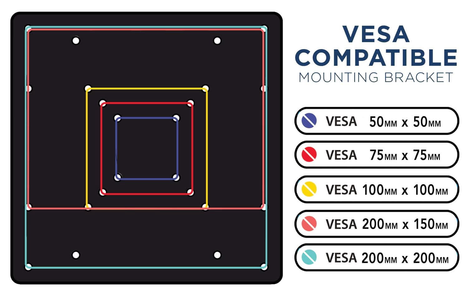 Mount-It! VESA Mount Adapter Plate