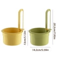thumbnail image 6 of OIUR 2Pcs Sink Drain Strainer Basket with Drain Hole Hanging Sink Corner Colander Triangle Sink Food Catcher Basket Kitchen Tool, 6 of 7
