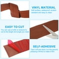 thumbnail image 3 of Uxcell Self Adhesive Floor Transition Strip 3.3'x 3" Vinyl Walnut, 3 of 7