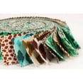 thumbnail image 6 of Soimoi 40Pcs Animal Skin Print Cotton Precut Fabrics For Quilting Craft Strips 2.5x42 inches Jelly Roll - Multicolor, 6 of 8