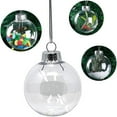 thumbnail image 1 of Bolas navideñas transparentes para llenar bolas decorativas de plástico de 6 cm/8 cm/10 cm para decoración del hogar decoración de boda para fiesta de Navidad, 1 of 5