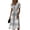 Light Gray, variant on Minjewel Women's Plaid V-Neck Short Sleeve Gingham Shift Mini Dress - Summer Preppy Vacation Outfit, Loose Flowy Beach Party Dress, Comfy Casual Top,Red,S