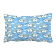 thumbnail image 1 of EREHome Cartoon Doodle Unicorn Rainbow Clouds Pillow Case Cover Set 20x30 Inch, 1 of 1