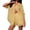 #02Yellow, variant on Women Polka Dot Chiffon 2 Piece Matching Sets Long Sleeve Button Down Shirt & Elastic Waist Shorts Lightweight Bubble Gauze Casual Outfit Sets Pink S