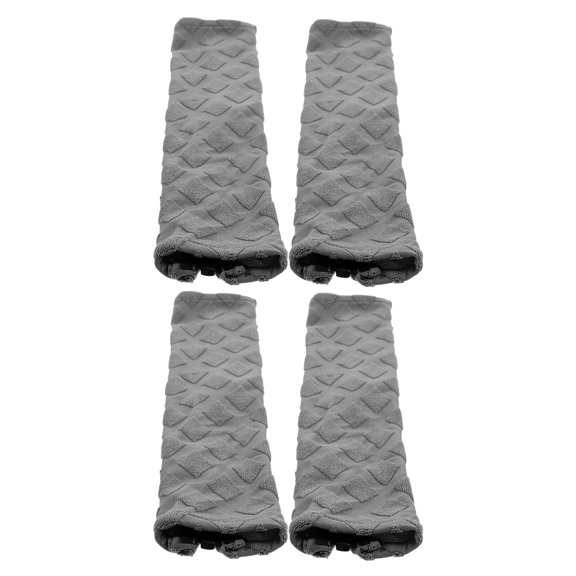 RENACLIPY 4Pcs Elastic Grey Office Chair Armrest Covers with Pineapple Pattern Stretch Slip-on Protection