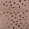 thumbnail image 2 of DII Non Woven Polyester Storage Bin, Polka Dot, Pink & Gold, Small Set of 2, 2 of 6