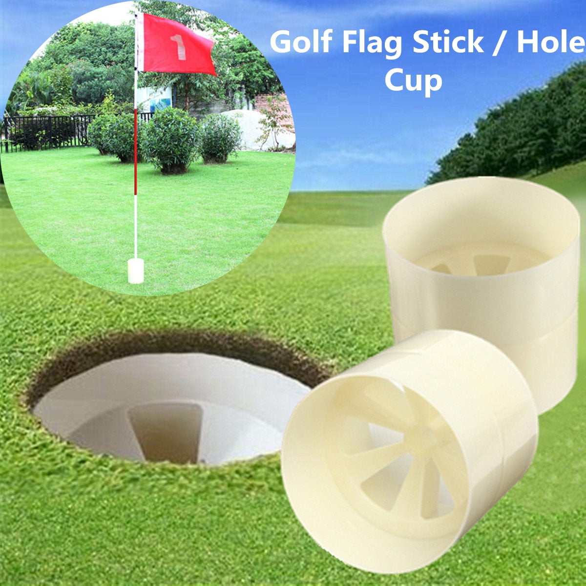 Pro Plastic Golf Green Hole Cup Backyard Practice Assit Putting Putter Training Walmart Canada