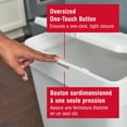 thumbnail image 2 of Rubbermaid 12.2 Gallon Touch-Top Kitchen Trash Can with Lid, White Trash Container, 2 of 9