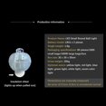 thumbnail image 3 of 100 Pcs Gobelet Petite Boule Ronde Interrupteur Ballon Lampes Lumineuses à LED, 3 of 4