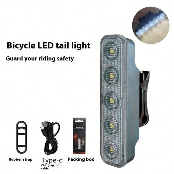 Luz trasera variable multimodo, visibilidad inigualable, luz trasera variable altamente ajustable, luces traseras con atenuación para bicicleta