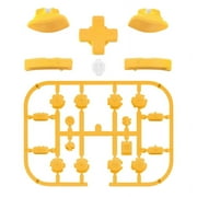 Caution Yellow D-pad ABXY Keys SR SL L R ZR ZL Trigger Buttons Springs, Replacement Full Set Buttons Fix Kits for Nintendo Switch & OLED Joycon (D-pad ONLY Fits for eXtremeRate Joycon D-pad Shell)