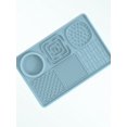 thumbnail image 3 of 1pc Silicone Suction Anti-Flip 6 Grid Pet Slow Feeding Mat For Small-Medium Sized Cats And Dogs, 3 of 4