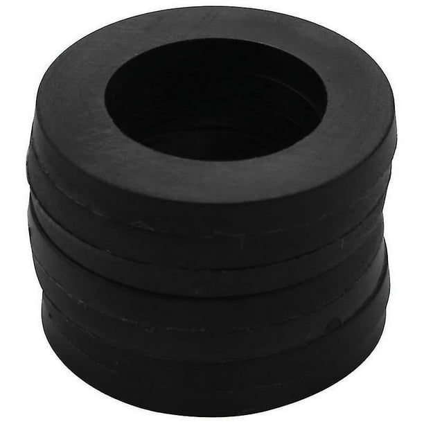 Kit surtido de arandelas planas de goma de nailon negro, 600 Uds., para M2 M2.5 M3 M4 M5 M6 M8 M10 M12 Repai liso