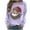 Purple, variant on Christmas Sweatshirt for Women Santa Claus Snug Long Sleeve Crew Neck Hoodies Olive Green S
