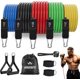 thumbnail image 1 of WHATAFIT Bandas de Resistencia, Bandas de Ejercicio, Bandas de Resistencia para Entrenamiento, Bandas de Entrenamiento con Asas para Hombres y Mujeres, Entrenamiento de Fuerza,16 unidades., 1 of 14