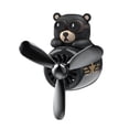 thumbnail image 2 of Fiudx Ambientador de Oso, Adorable Adorno con Diseño de Avión, Refrescante Aroma a Almizcle y Cítricos, Fácil Instalación Magnética, Accesorio para La Ventilación Del Coche, Ideal para La Conducción, 2 of 6