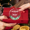 thumbnail image 3 of Personalized Husband Becoming Daddy Ornament 2025, Custom Pregnancy Announcement Ornament Gift for Husband from Wife, Customized First Time Daddy Glass Ornaments with Year, New Dad Keepsake, 3 of 6