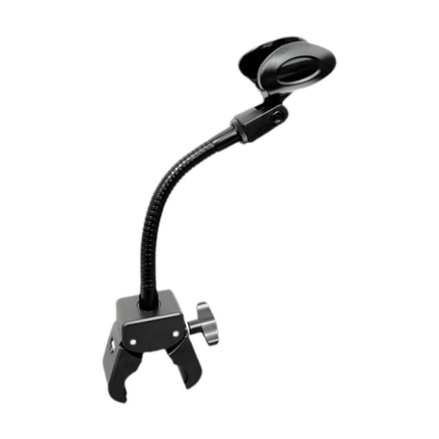 Clip en el soporte de micrófono Mic Mic Stand de 360 grados Topeador de clip de micrófono para transmisión de micrófonos portátiles Cantando , Por 28 A 40 Mm