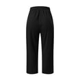 thumbnail image 4 of SIYUDAN Women Pants Business Casual Outfits For Women Black Adult Work Pants Women Comfortable Pants For Women For Work Cargo Pants Women High Waisted Summer Pants For Women 2025, 4 of 4
