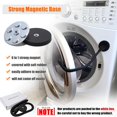 thumbnail image 2 of Washer Door Prop and Stopper for Front Load Washing Machine, Removable Washer Door Holder with 43mm Magnet Base, Flexible Washer Door Stopper Keep Washer Door Open to Prevent Odors - Black, 2 of 7